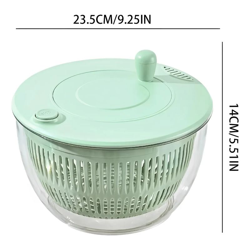 MILOPTS - Escurridor Centrifugador Secadora De Verduras Frutas para Cocina