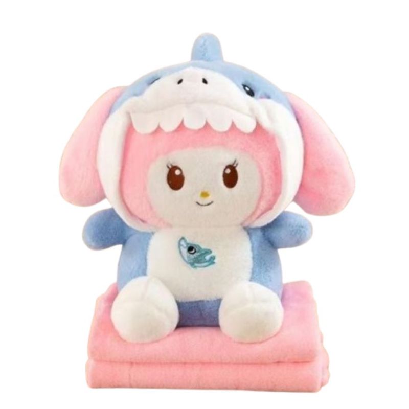 ZHOPI CO - Peluche 2 En 1 Con Cobija Incluida Pijamera Cojin Muñeco