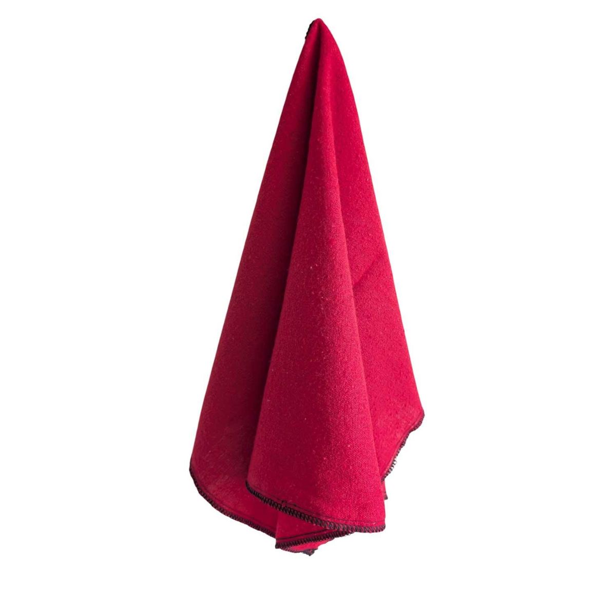 VELBROS - Bayetilla Roja Blanca Paño Limpion Franela Aseo X12 - Rojo - 35x60cm