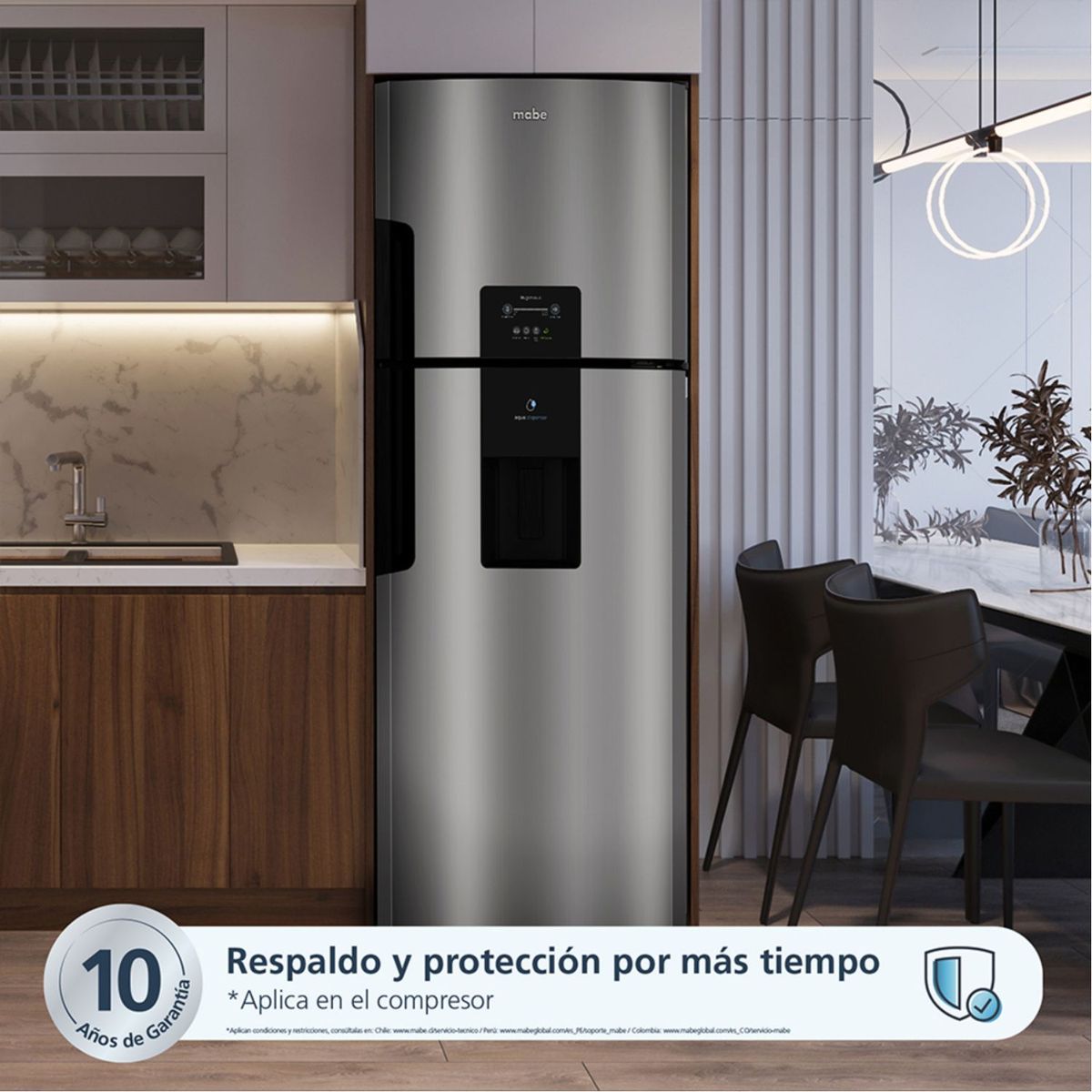MABE - Nevera MABE No Frost 470 Litros Inverter RMP470ZCU Inox