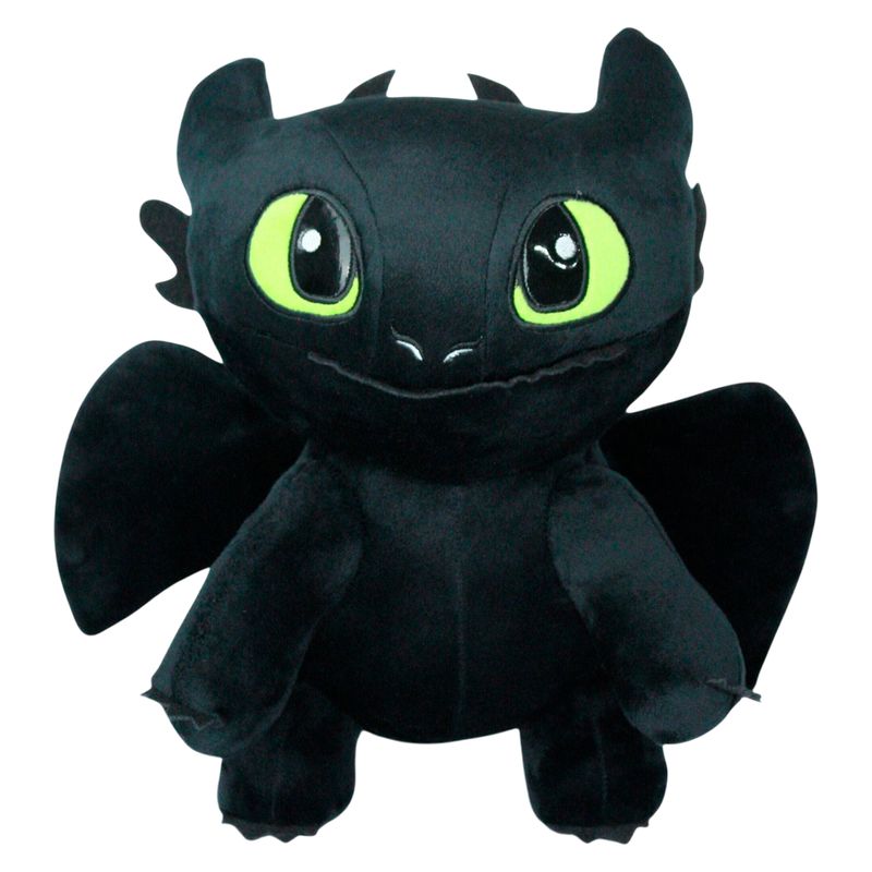 GENERICO - Peluche Chimuelo Dragón Furia Nocturna Night Fury 34cm Suave