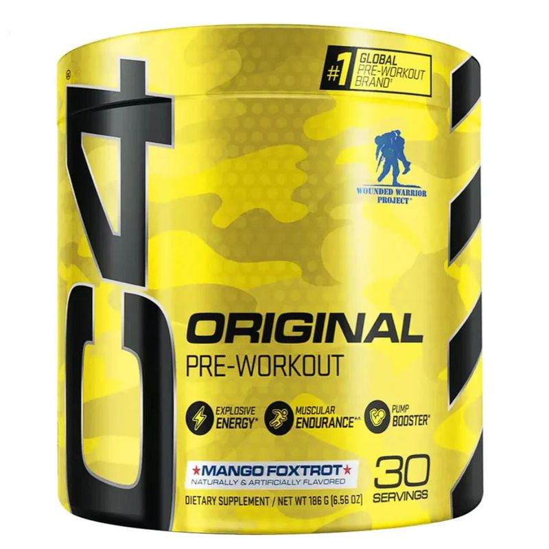 CELLUCOR - Pre entreno C4 Original Cellucor Mango 30 servicios