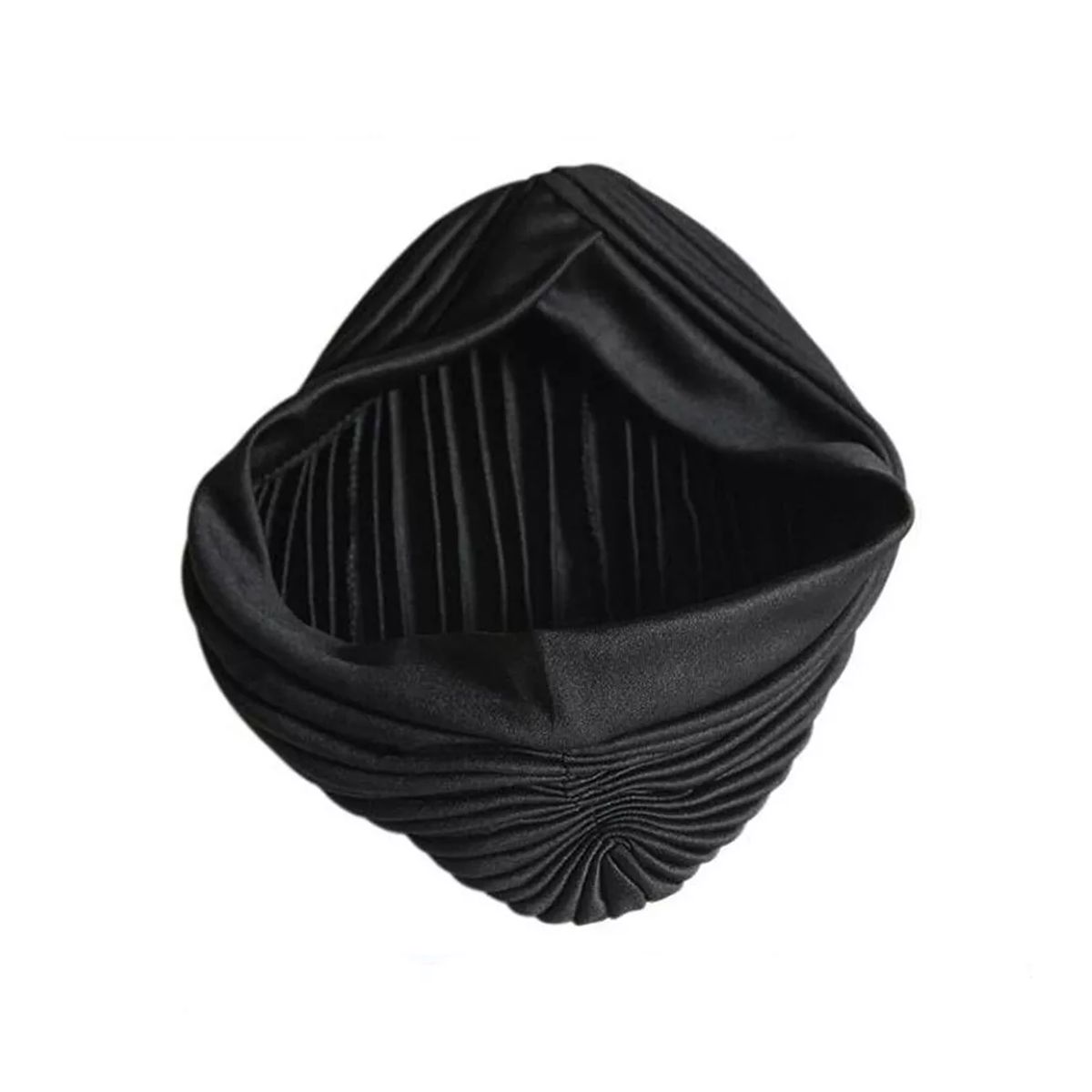 GENERICO - Turbante Gorro Sombrero Indio Oncologico Verano Negro