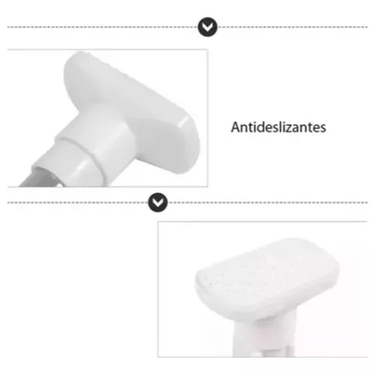 GENERICO - Tubo Para Colgar Ropa 70 -120 CM