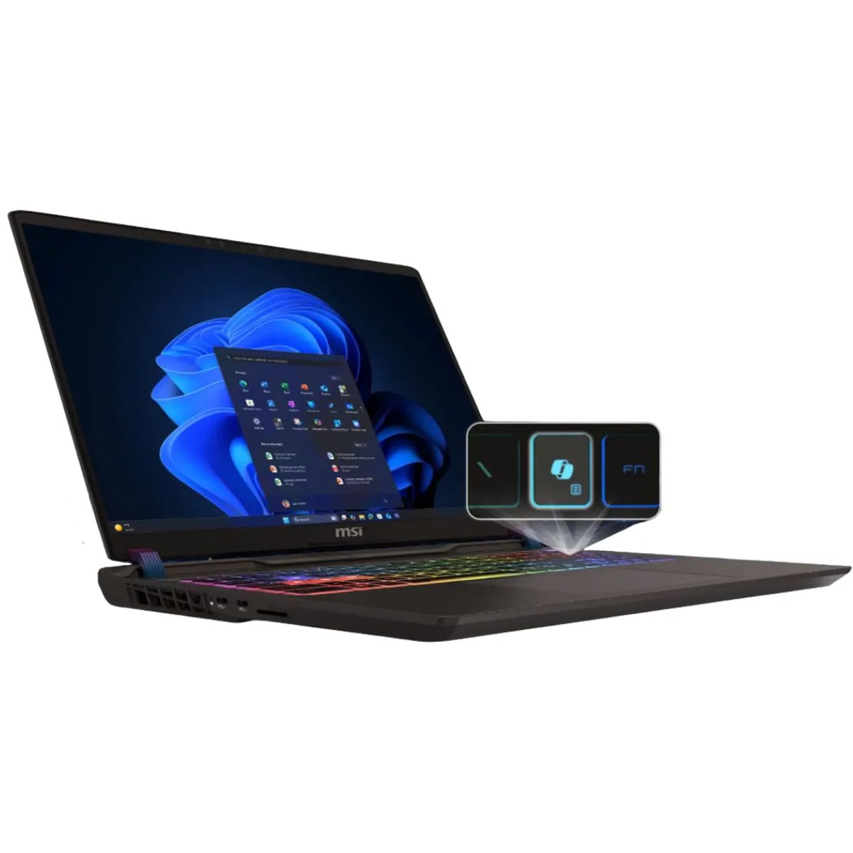 MSI - Portátil Msi Vector Ultra 7 255HX Ram 48GB SSD 1TB RTX 5070TI 12GB Pantalla  16" FHD 144Hz