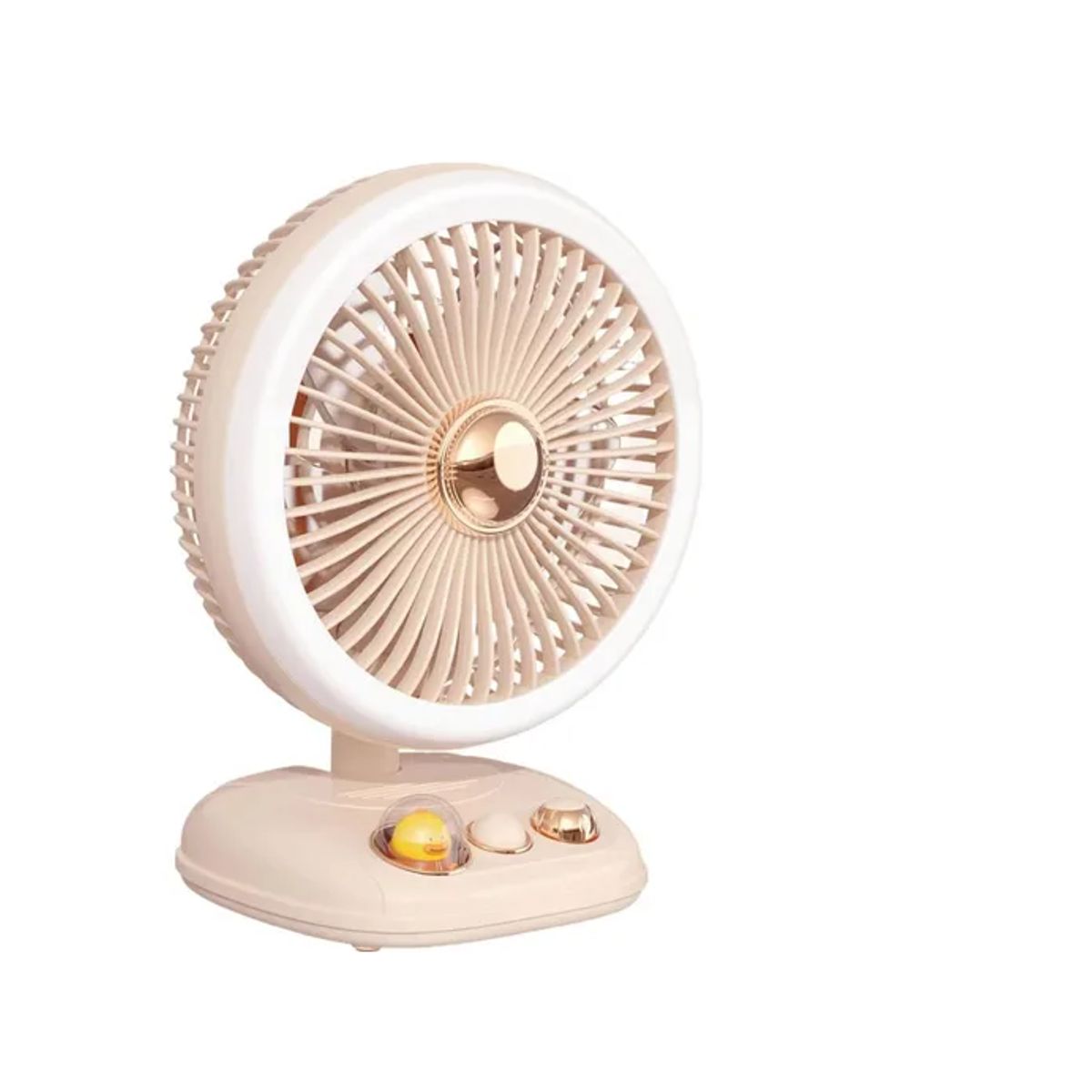 GENERICO - Ventilador Portátil Recargable Led Plegable 3 Velocidades