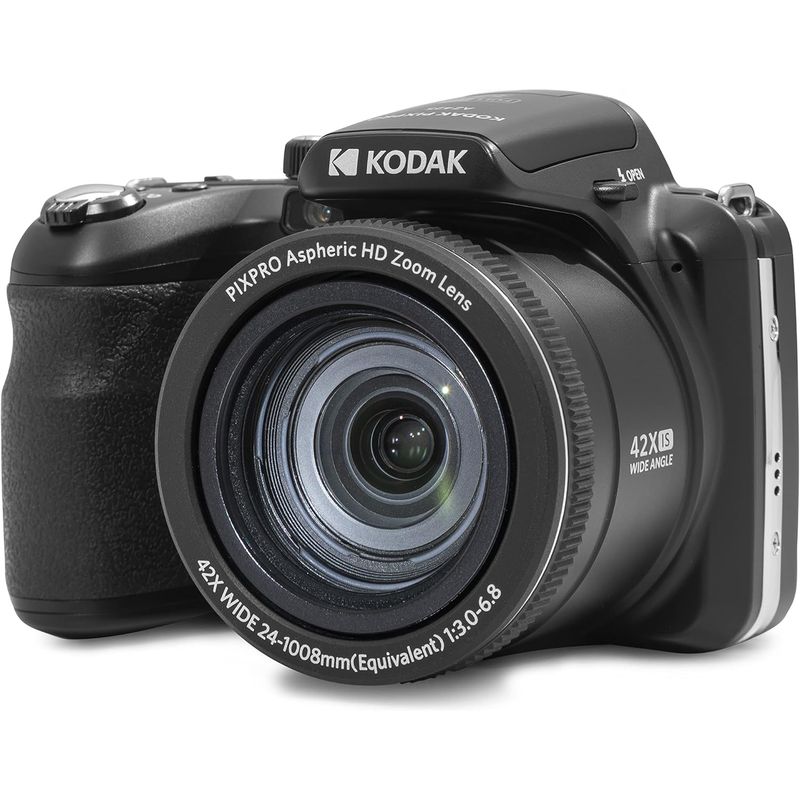 KODAK - Cámara digital KODAK PIXPRO AZ425-BK 20MP 42X zoom 1080P
