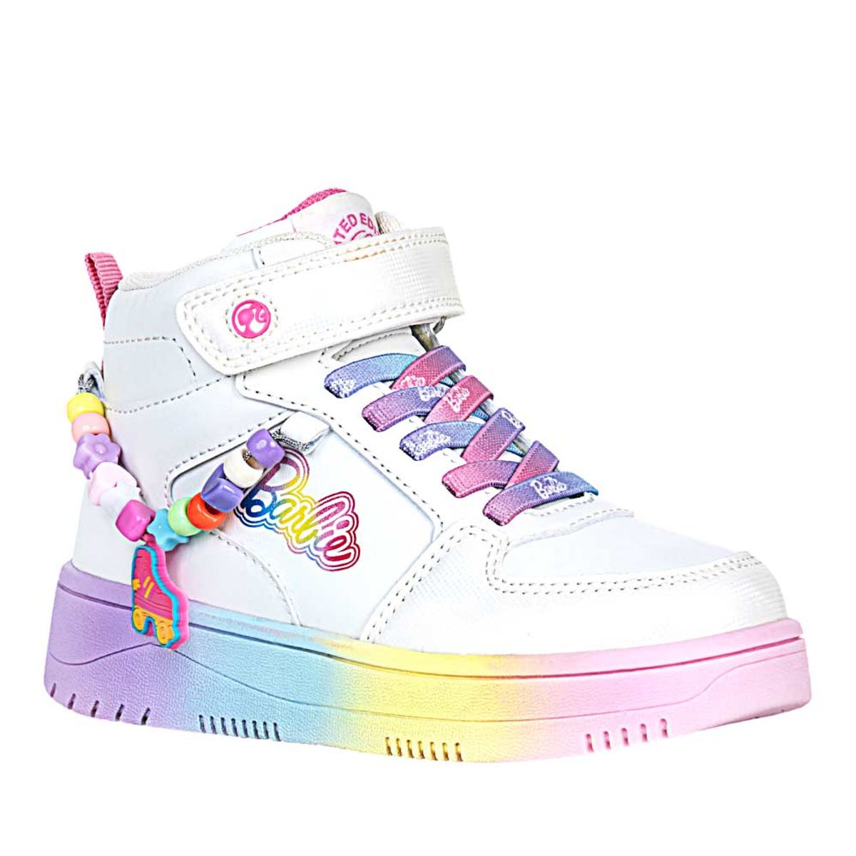 BARBIE - Botabotin de Niña marca BARBIE en Color BLANCO   BOTA XIA BARBIE 4-2