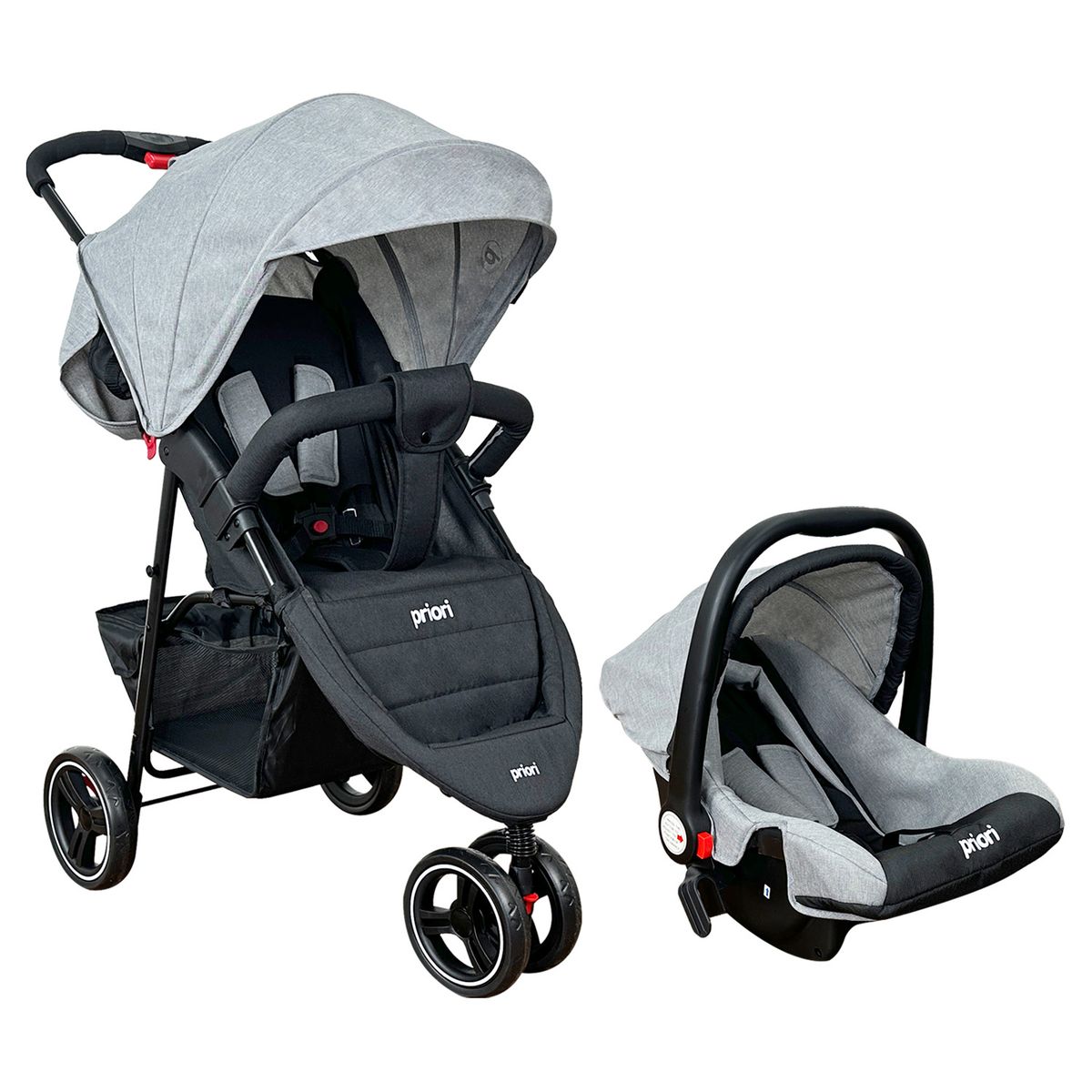 PRIORI - Coche Bebe Priori Trento Ts Jogger Gris