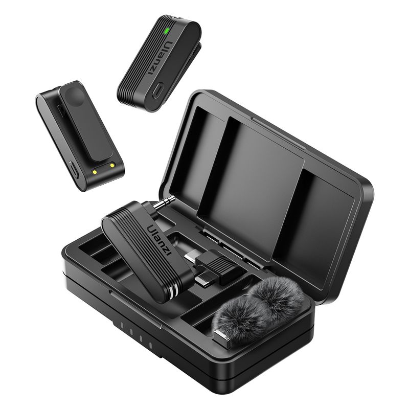 ULANZI - Micrófonos inalámbricos Ulanzi A100 USB-C TRS Celular Camara