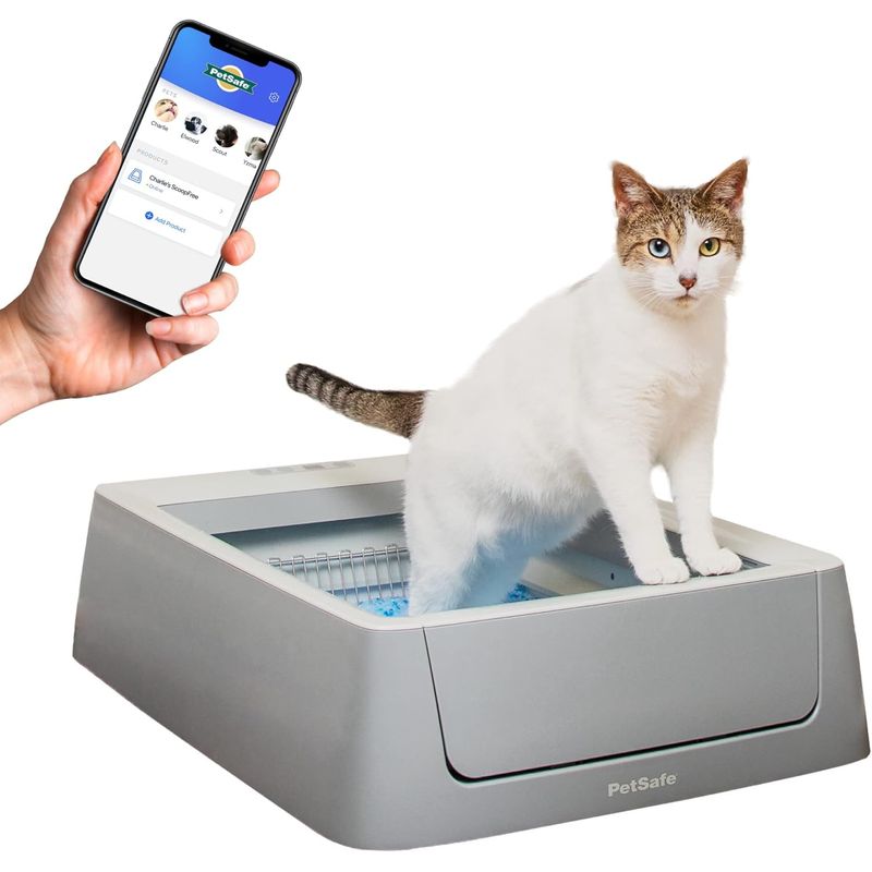 PETSAFE - Caja de arena automática PetSafe ScoopFree - Control de olores