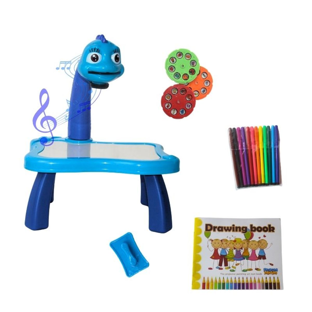 GENERICO - Mesa De Dibujo Para Niños Con Proyector De Imágenes