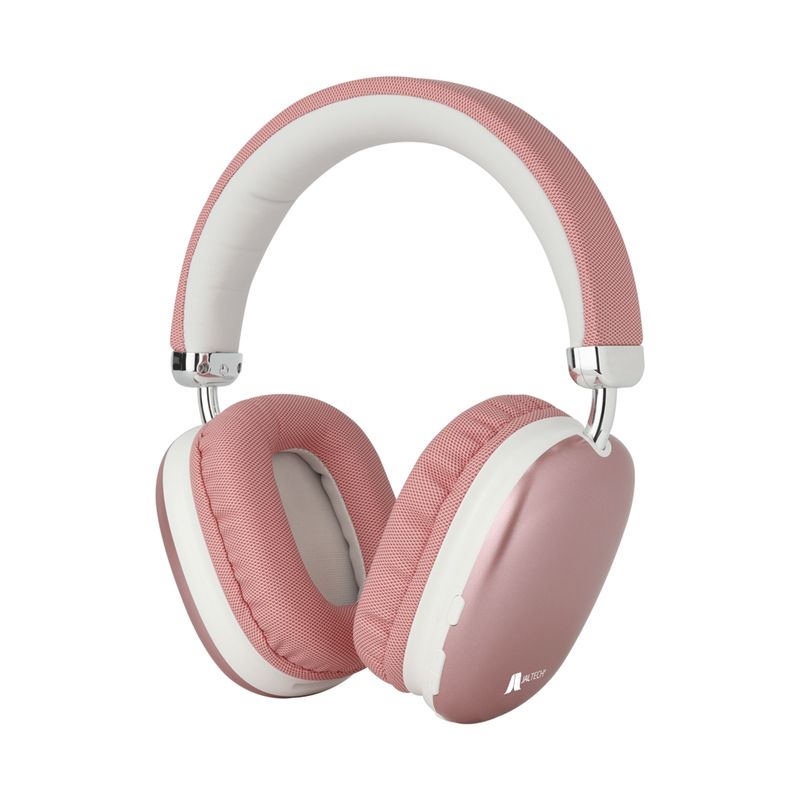 JALTECH - Audífonos Inalámbricos Rosados Jaltech Jal-b12r  Bluetooth
