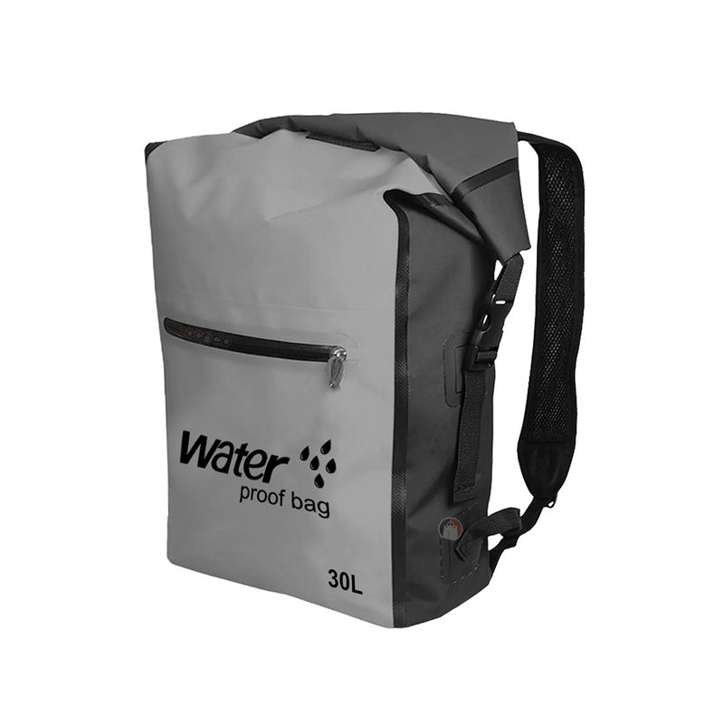 ZOCOCIO - Morral Impermeable Water Proof Bag 30l Bolsa Viajera Gris