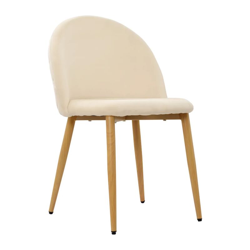 BONNO - Silla De Diseño Ali Arena Bonno Moderna Cómoda Color Crema