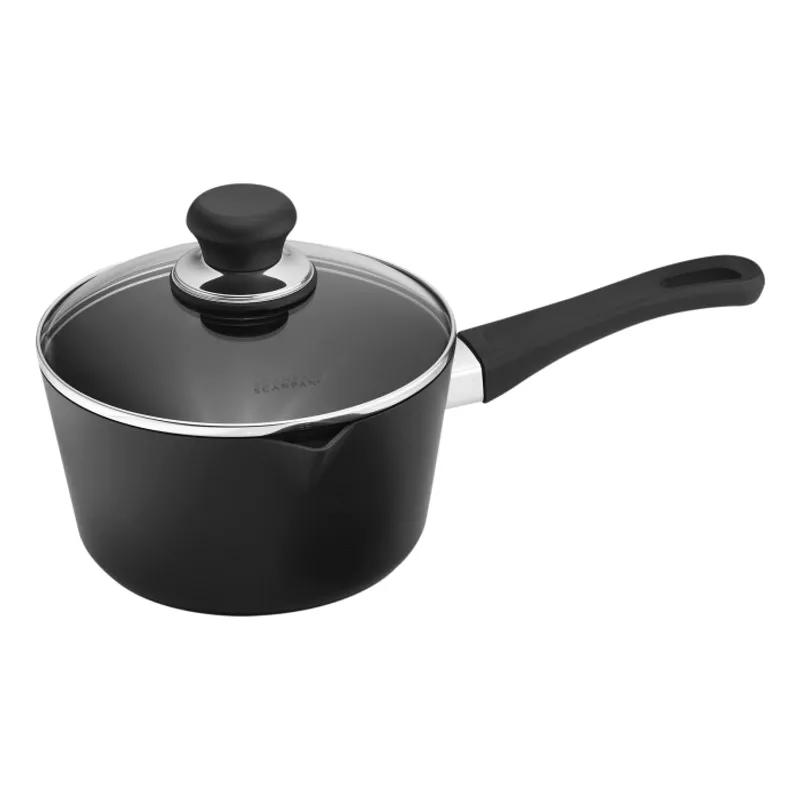 SCANPAN - Cacerola antiadherente clásica con tapa, 18 cm – Scanpan