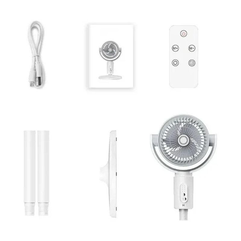 GENERICO - Ventilador Recargable Ajustable AK04