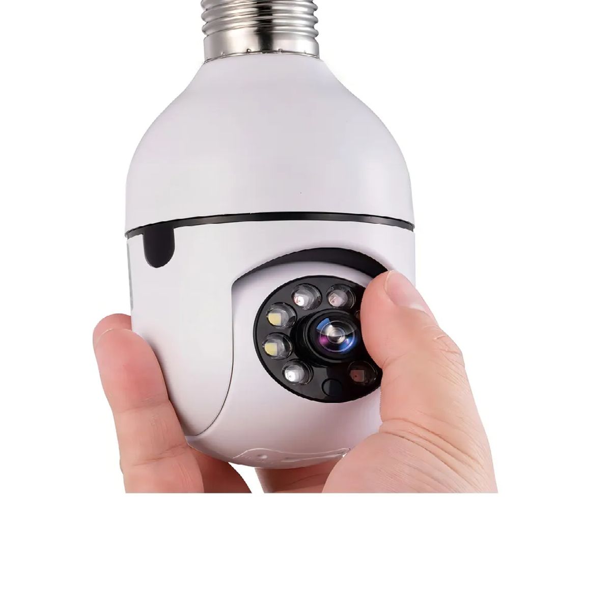 SKY - Cámara De Seguridad Wifi Bombillo Robotica Panoramica Ip 360