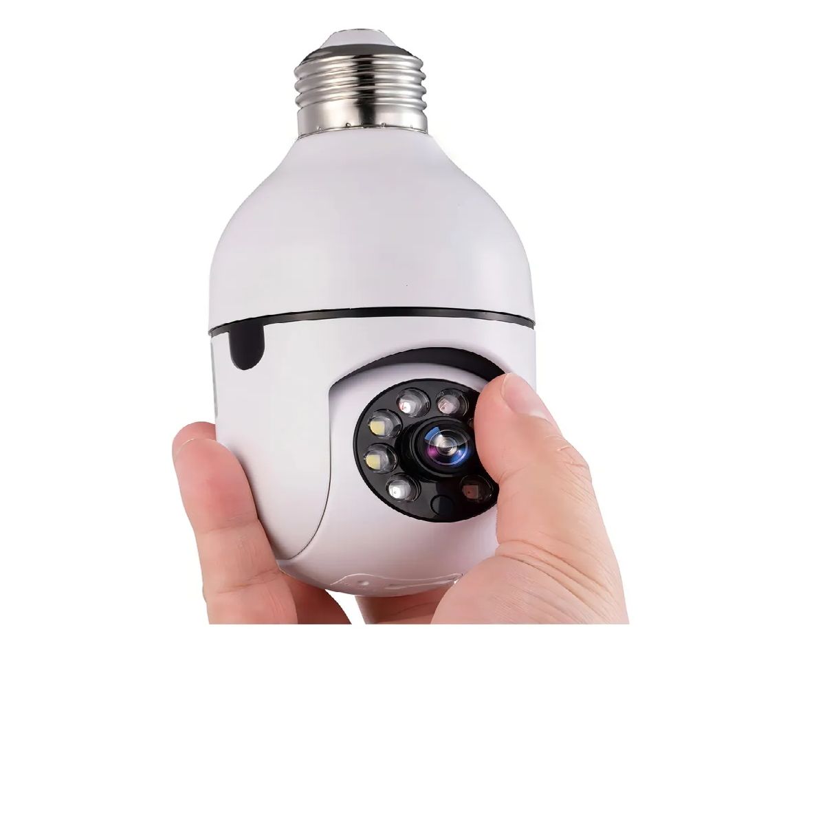 SKY - Cámara De Seguridad Wifi Bombillo Robotica Panoramica Ip 360