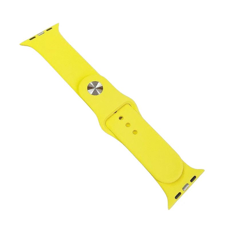 GENERICO - Pulso Para Smartwatch Applewatch de 42 - 44 mm Amarillo