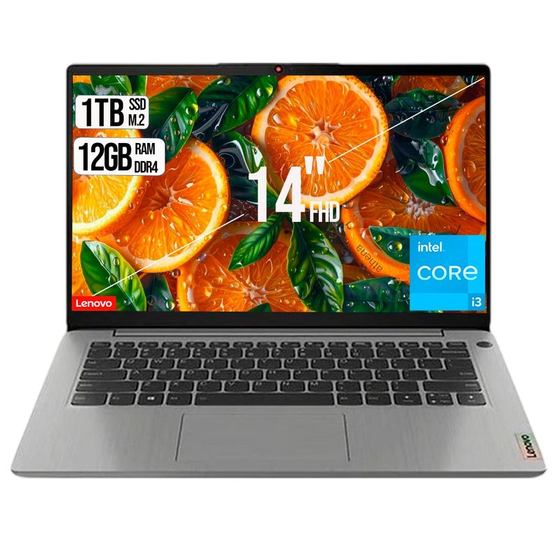 LENOVO - PORTATIL LENOVO INTEL CORE I3 1115G4 DISCO SSD 1TB RAM 12GB 14 FHD