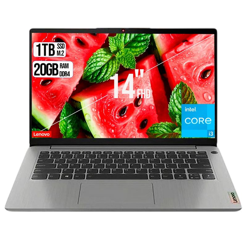 LENOVO - PORTATIL LENOVO INTEL CORE I3 1115G4 DISCO SSD 1TB RAM 20GB 14 FHD