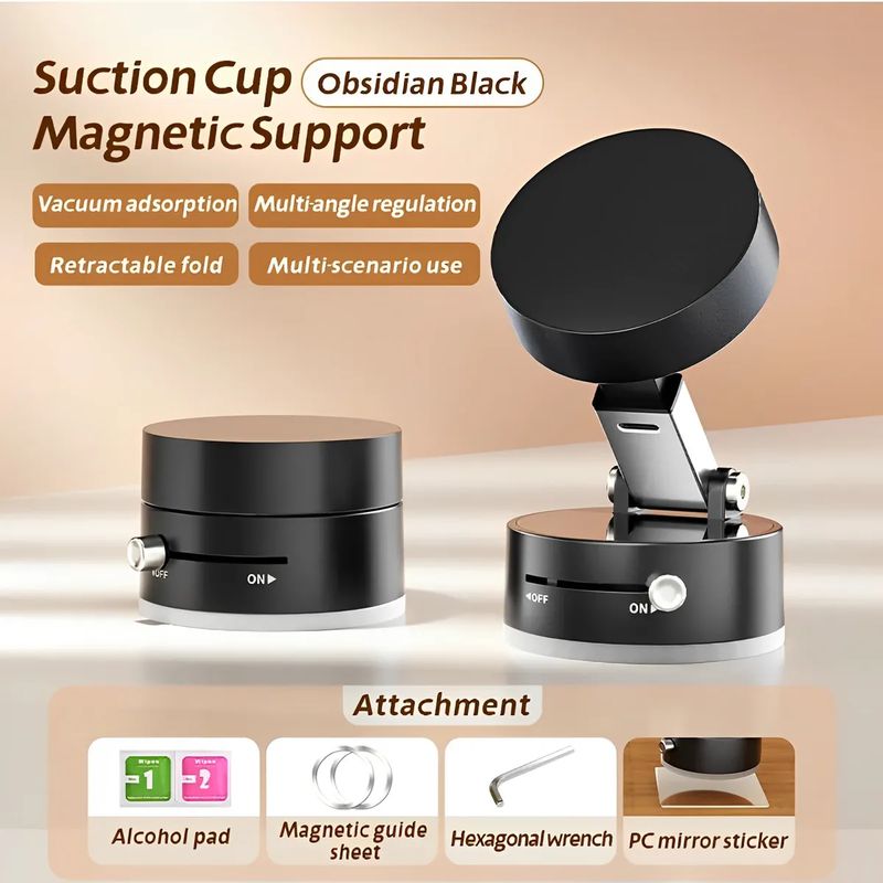 MILOPTS - Soporte Celular Carro Chupa Ventosa Vidrio Holder