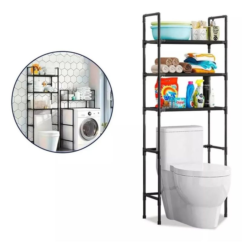 AMERICAN GENERICS - Estante Organizador de Baño 3 Niveles – Práctico y funcional