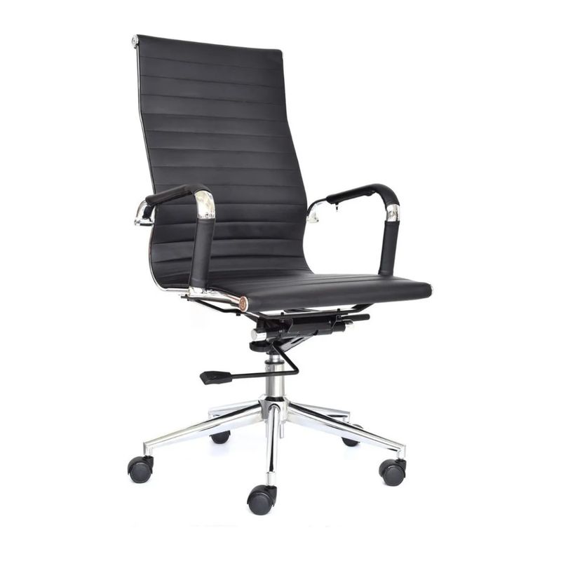 BONNO - Silla Ergonomica De Oficina Giratoria Boss Bonno Moderna Color Negro
