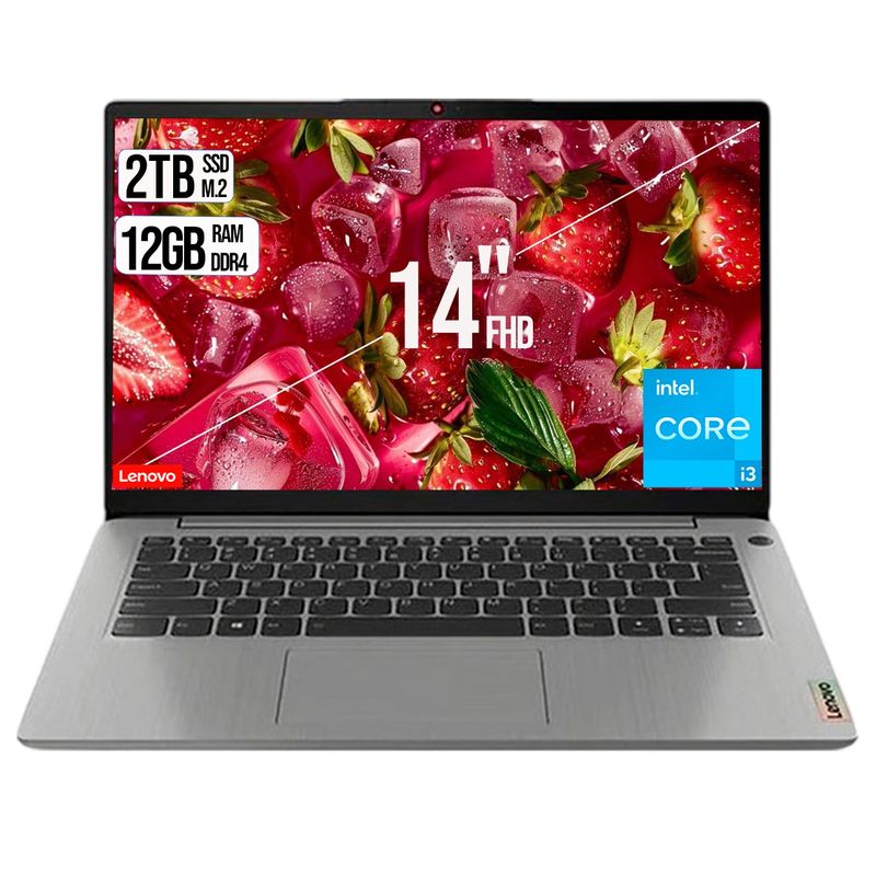 LENOVO - PORTATIL LENOVO INTEL CORE I3 1115G4 DISCO SSD 2TB RAM 12GB 14 FHD