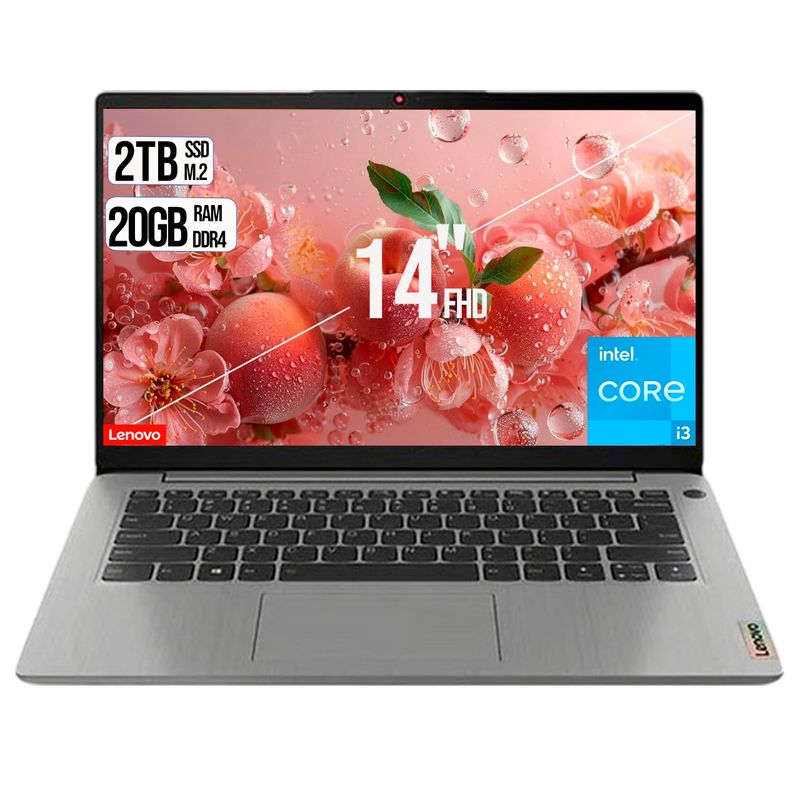 LENOVO - PORTATIL LENOVO INTEL CORE I3 1115G4 DISCO SSD 2TB RAM 20GB 14 FHD