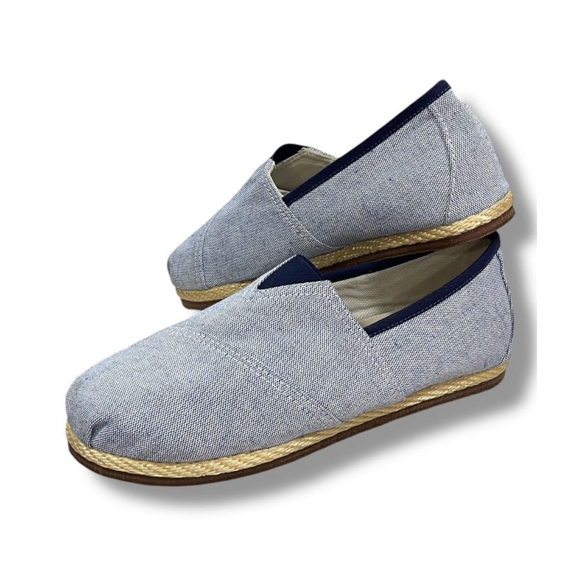 XIAN SHOES - Alpargata yute hombre celeste ecologico YH34