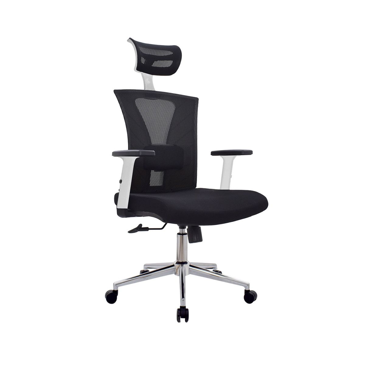 BONNO - Silla Escritorio Ejecutiva Neg-Blan Pste Niza Bonno