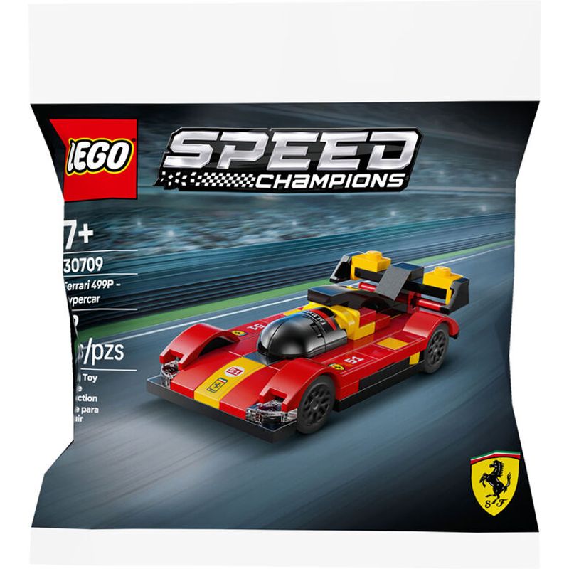 LEGO - Juego Lego Ferrari 499p Speed Champions 63 Piezas Para Niños
