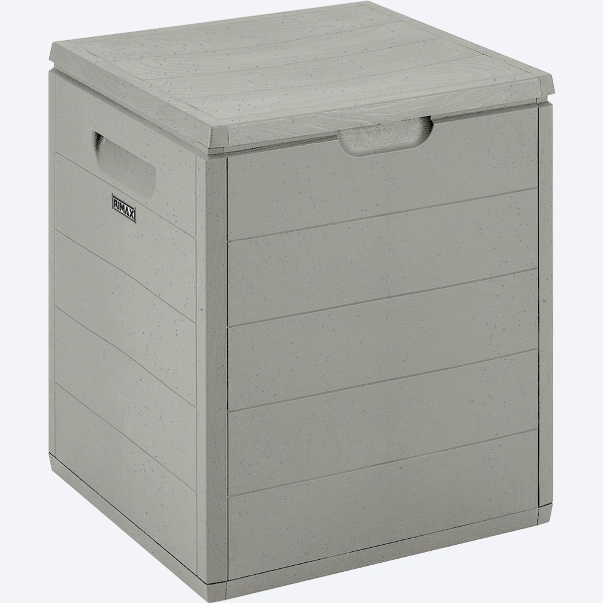 RIMAX - Combo Balcón 2 Sillones + Baúl de 100 litros RIMAX - Gris Cemento