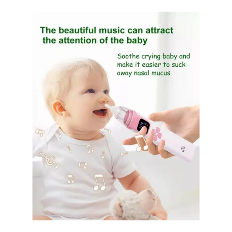 GENERICO - Aspirador Nasal Electrico Saca Moco Bebes Aspirador Nasal