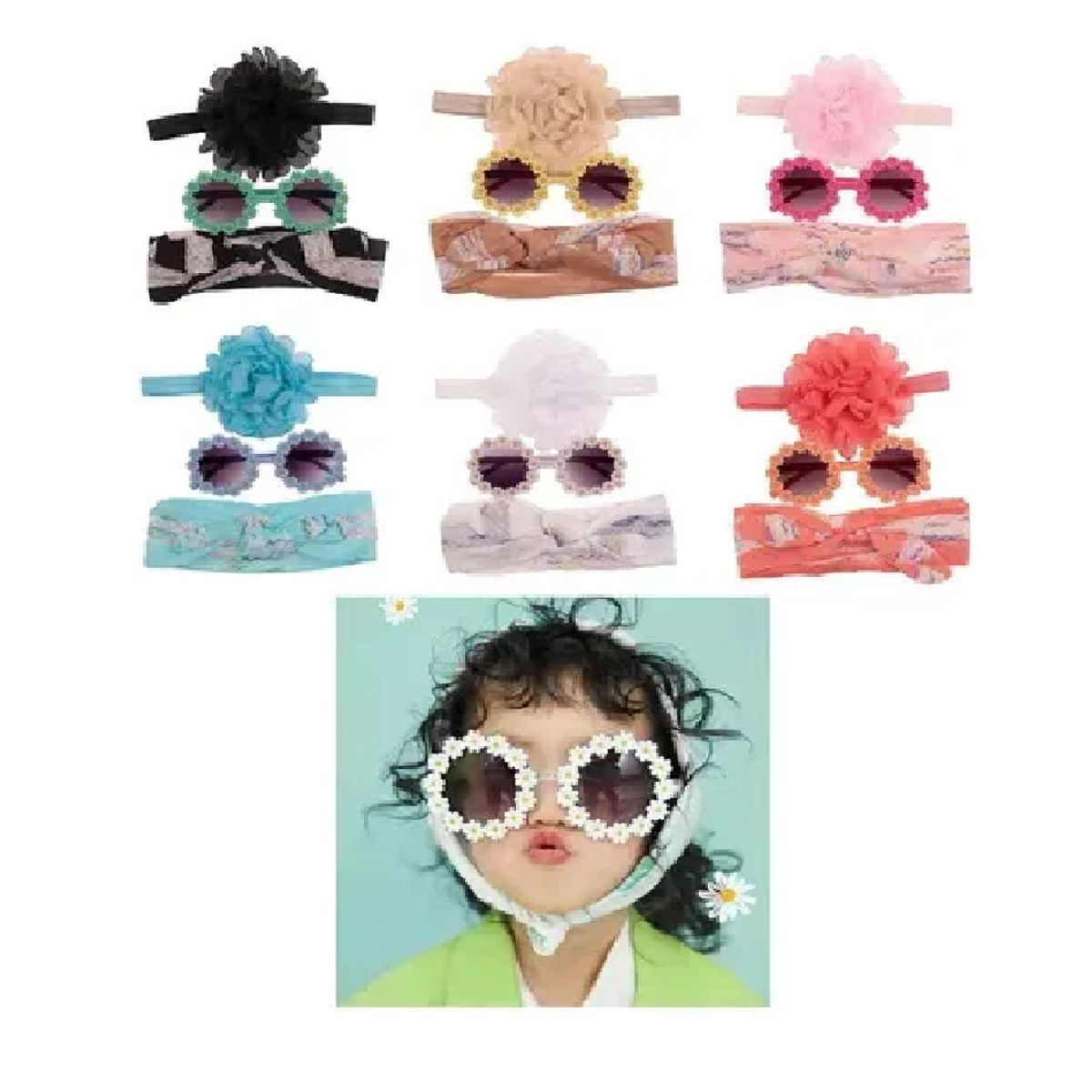 SKY - Set De Gafas Más Balaca O Pinzas Para Bebe Niña