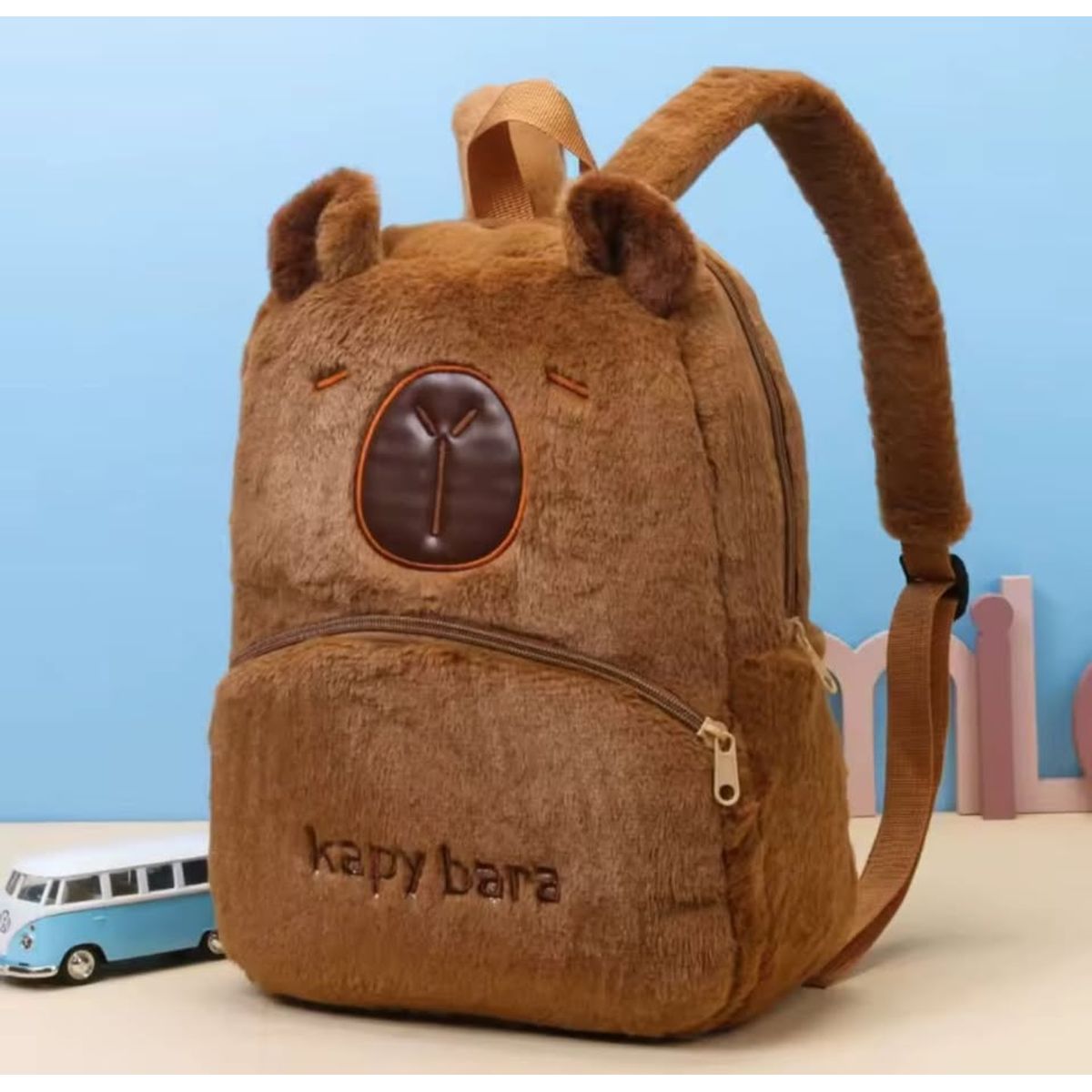 AMERICAN GENERICS - Mochila  Infantil Kapy Bara  Suaves tiernas y prácticas