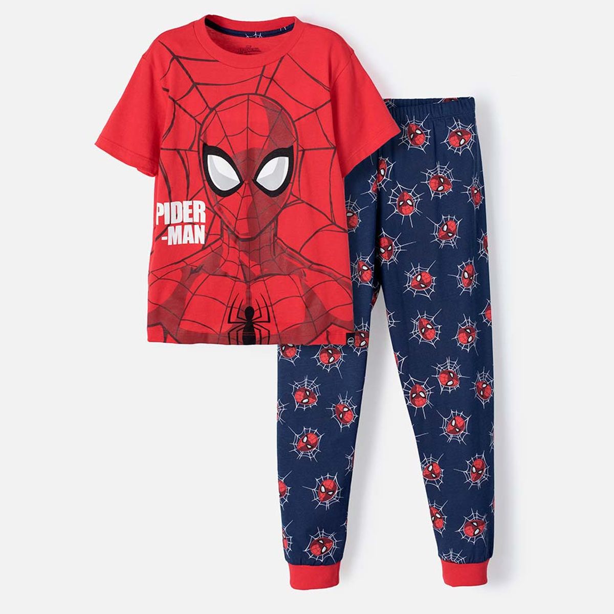 MARVEL - Pijama de Spiderman pantalón largo para niño