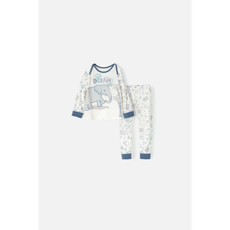 LITTLEMIC - Pijama LittleMic con pantalón largo  multicolor para bebé niño