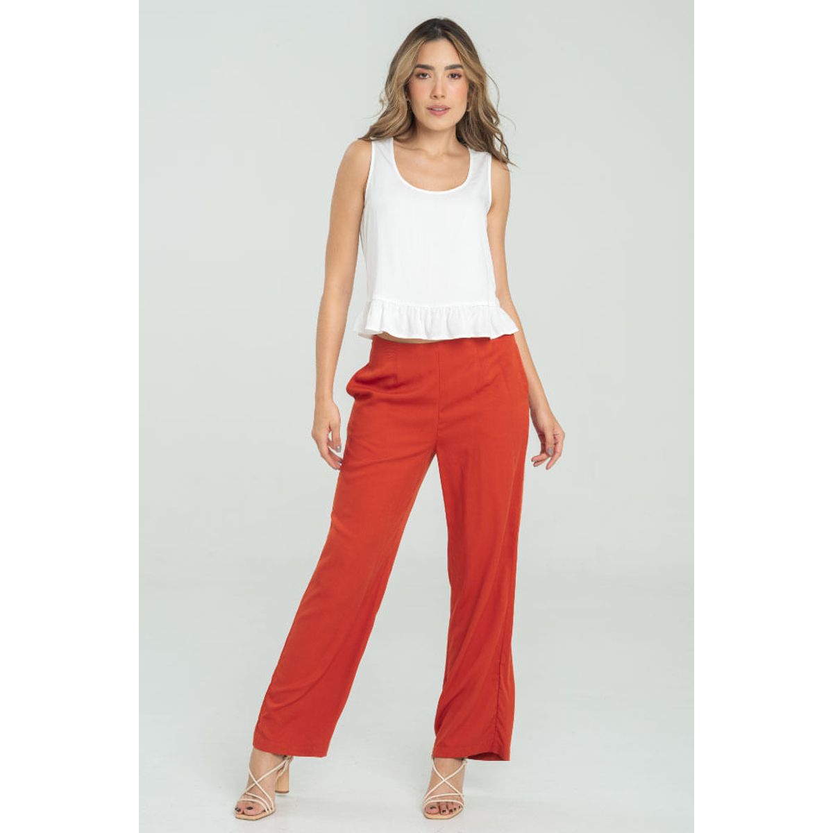 RAGGED - Pantalon maurie Cobre Ragged