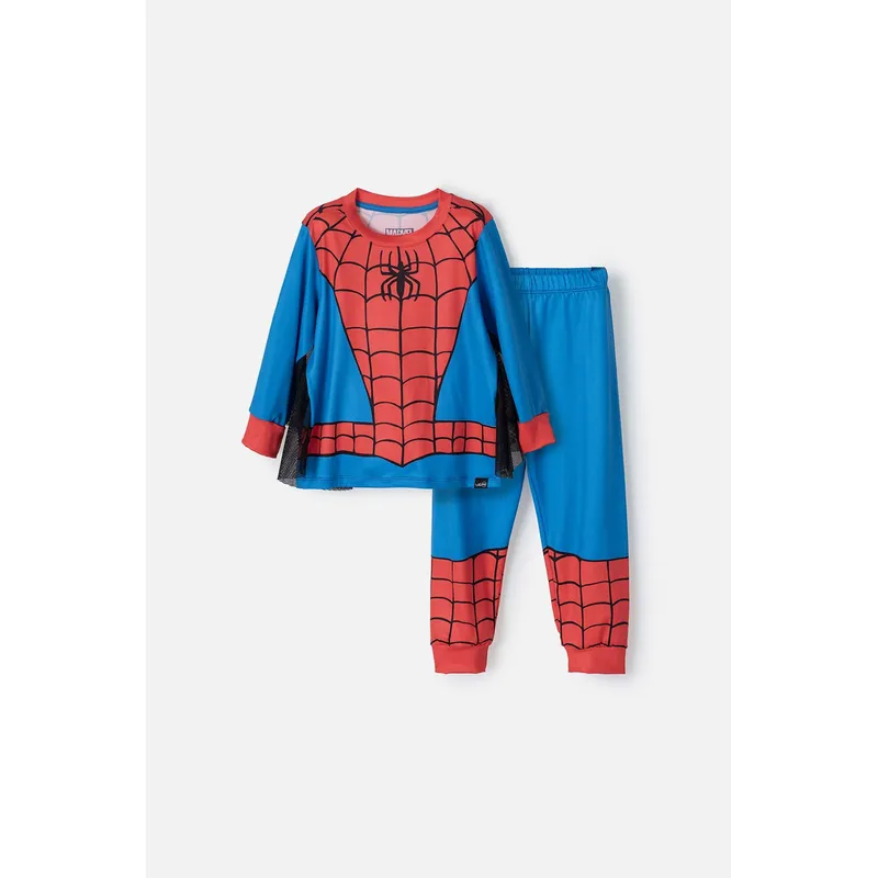 MARVEL - Pijama Spiderman manga larga niño