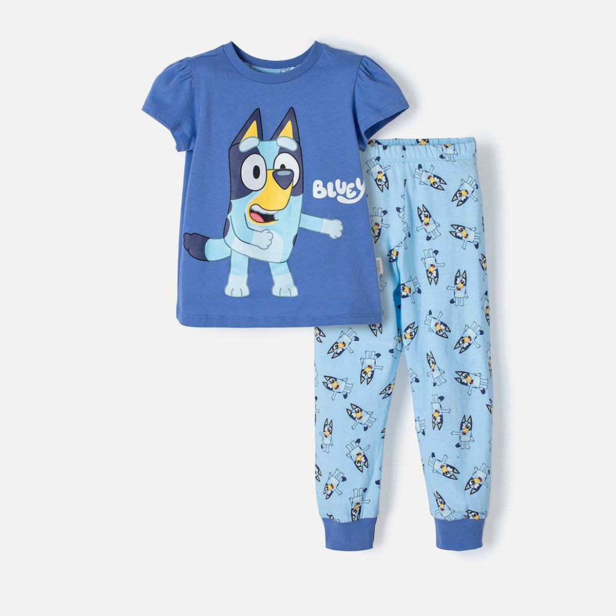 BLUEY - Pijama Bluey manga corta niña