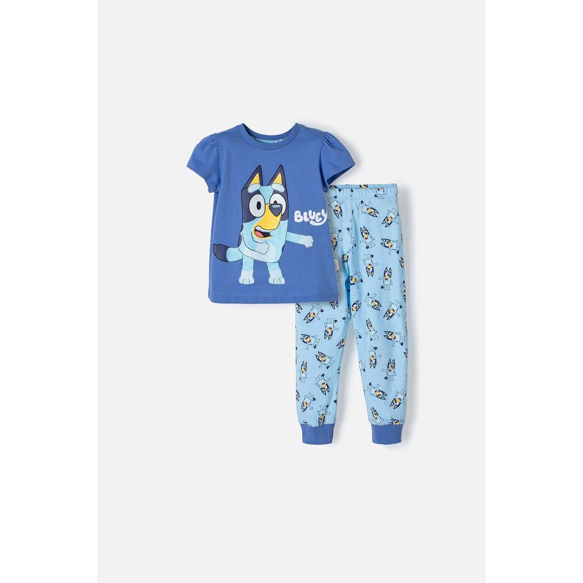 BLUEY - Pijama Bluey manga corta niña