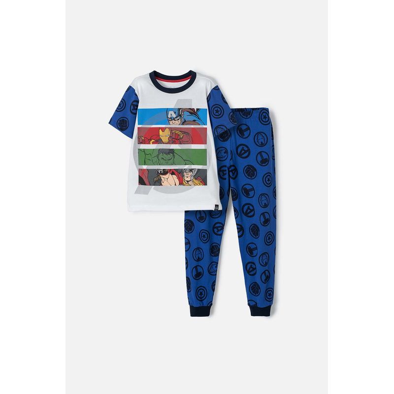 MARVEL - Pijama de Marvel con pantalón largo multicolor para niño