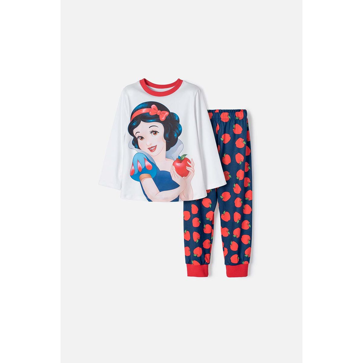 DISNEY - Pijama Blancanieves camiseta manga larga niña