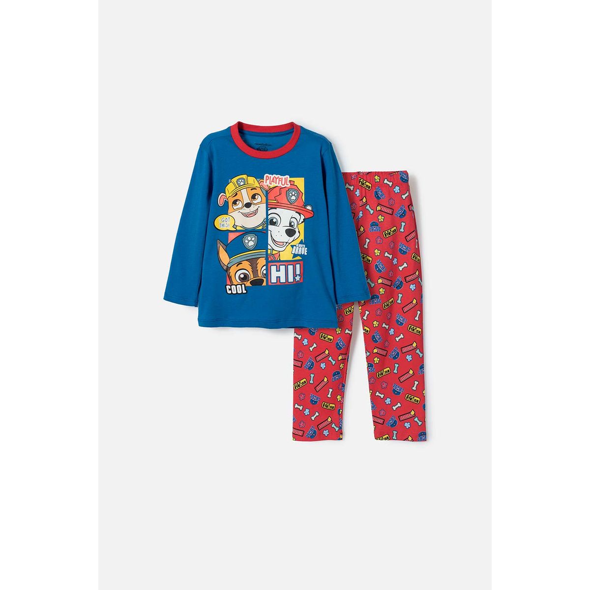 NICKELODEON - Pijama Paw Patrol con pantalón niño