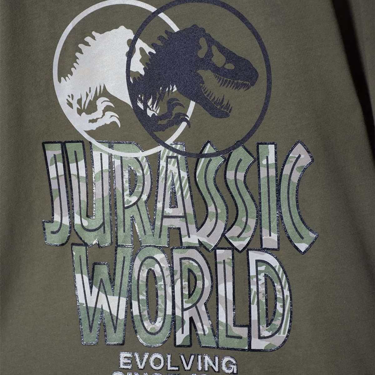 UNIVERSAL - Pijama Jurassic World camiseta manga corta niño