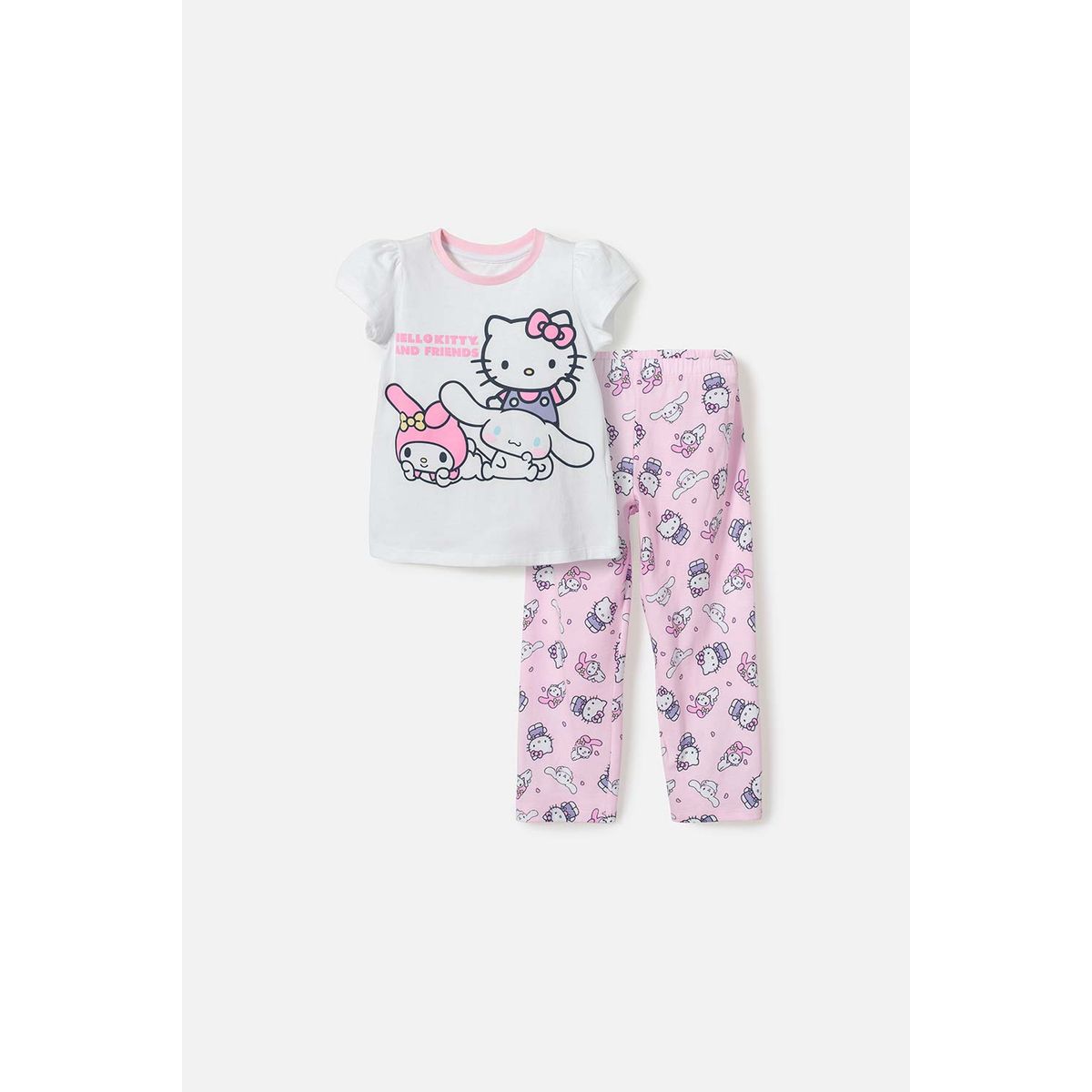 HELLO KITTY - Pijama Hello Kitty camiseta manga corta niña