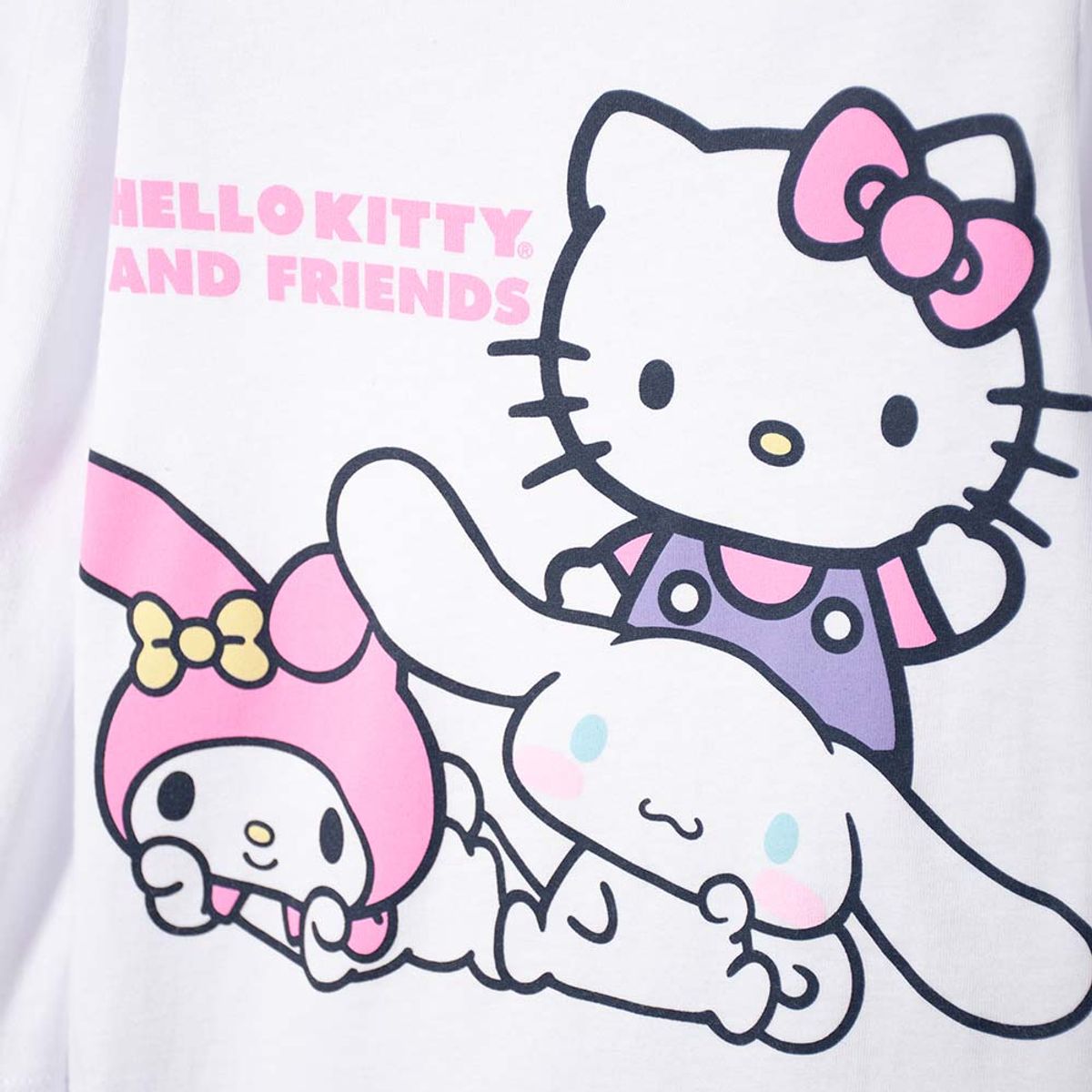 HELLO KITTY - Pijama Hello Kitty camiseta manga larga niña